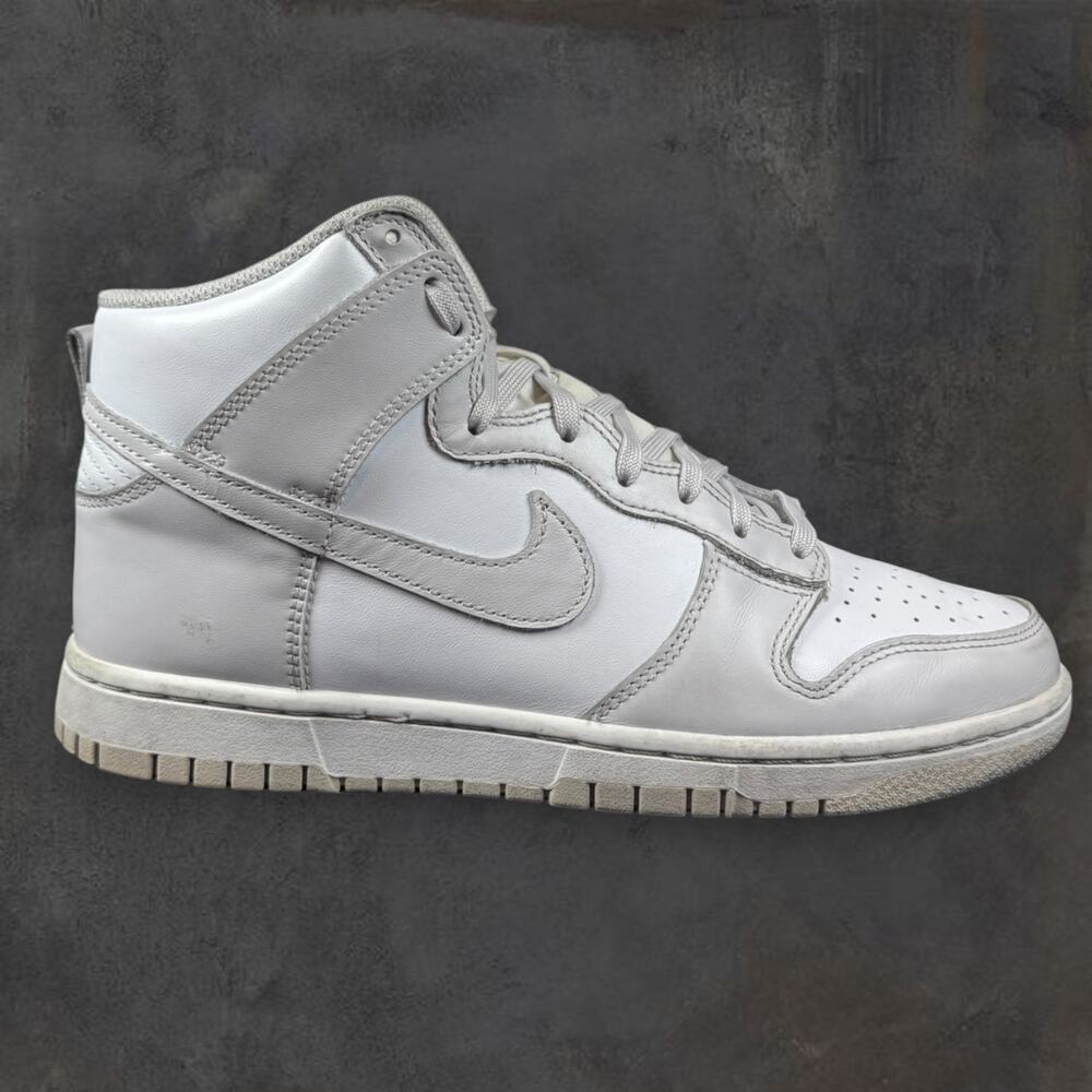 Nike Dunk High Vast Grey White Leather Men's Size 7.5 DD1399-100 Sneakers
